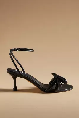 Lola Cruz Puff-Bow Heels