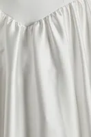 Jenny by Yoo Sheridan Drop-Waist Stretch-Satin Wedding Gown