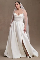 Jenny Yoo Preston Strapless Ball-Skirt Taffeta Wedding Gown