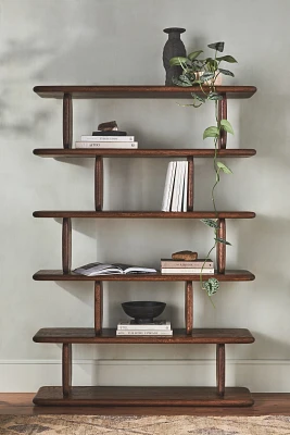 Kalle Sculptural Five-Tier Bookshelf