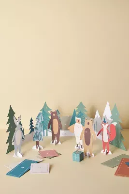 Woodland Paper Play Advent Calendar
