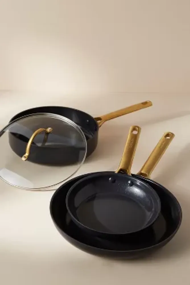 GreenPan - Reserve Ceramic Nonstick 10-Piece Cookware Set - Black
