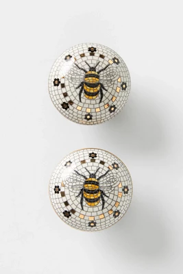 Bistro Garden Tile Knobs, Set of 2