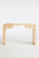 Shura Burl Console Table