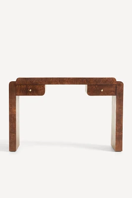 Shura Burl Console Table