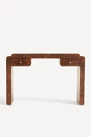 Shura Burl Console Table