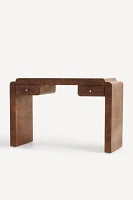 Shura Burl Console Table