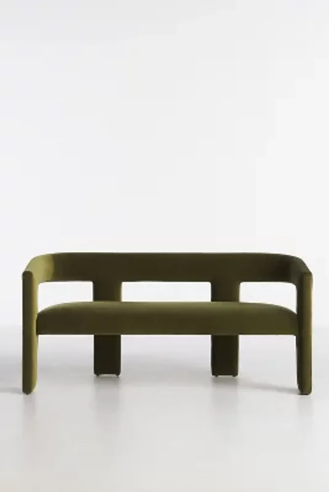 Valencia Velvet Effie Dining Bench