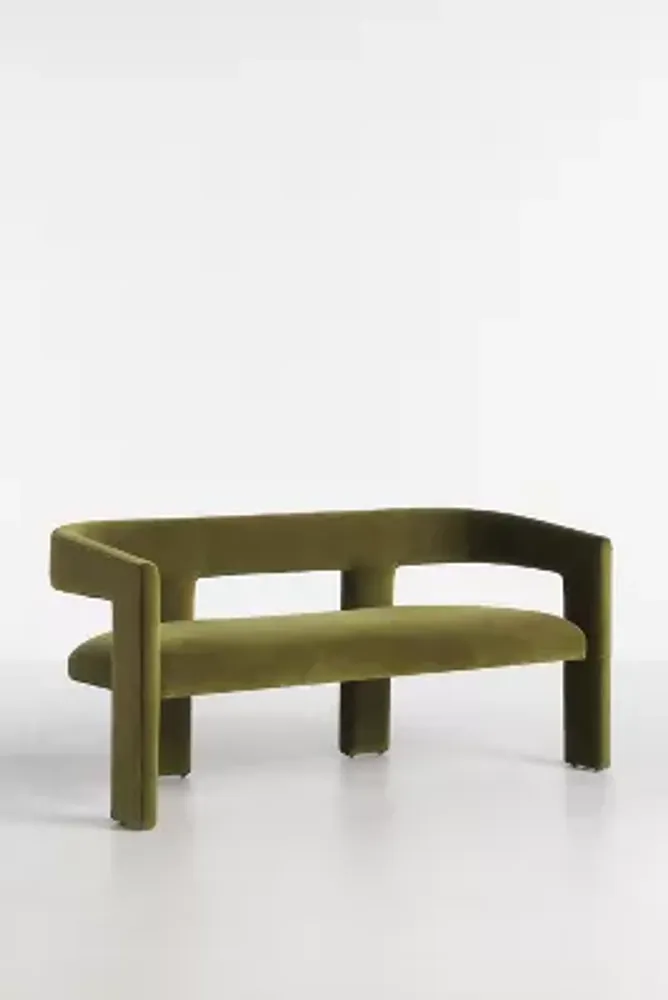 Valencia Velvet Effie Dining Bench