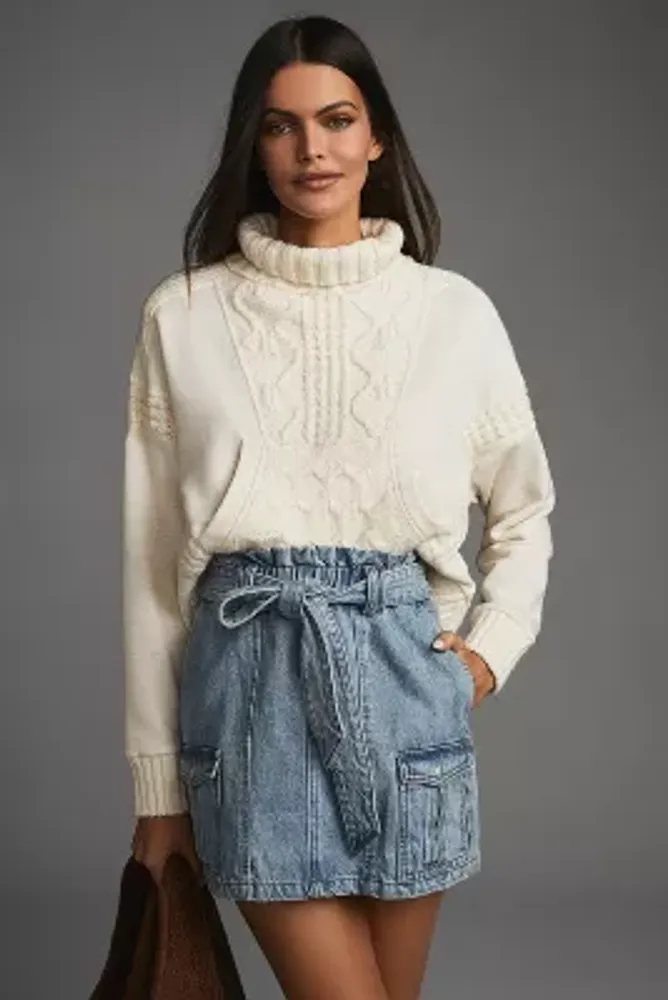 Daily Practice by Anthropologie Cable-Knit Sweater