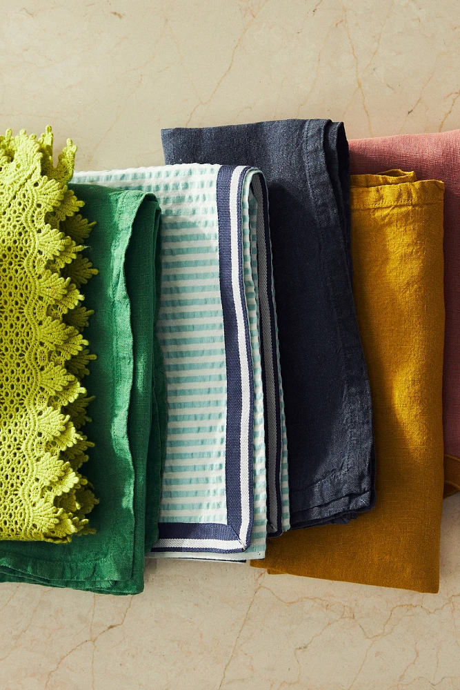Edison Portuguese Linen Napkins, Set of 4