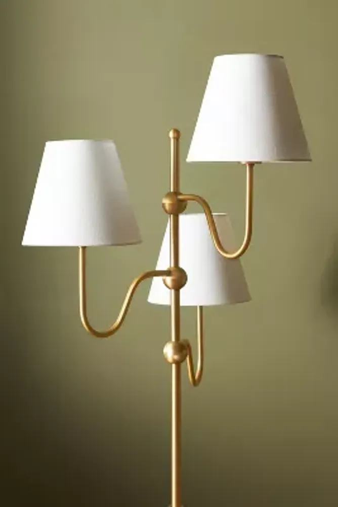 Amber Lewis for Anthropologie Triple Floor Lamp