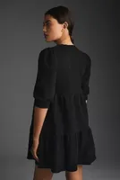 T.La Savannah Puff-Sleeved Mini Dress