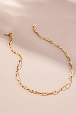 Delicate Paperclip Necklace