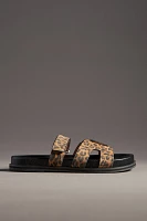 Bibi Lou Cutout Slide Sandals