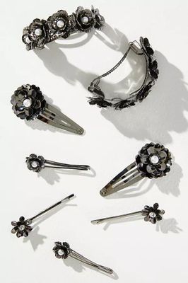 Set Of Eight Pearl And Diamond Bobby Pins Anthropologie