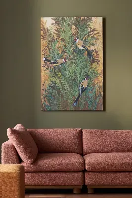 Gold Finches 2 Wall Art