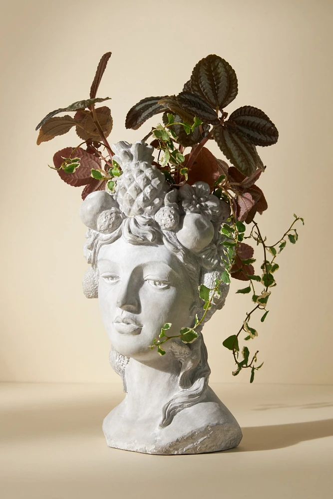 Gianna Grecian Bust Pot