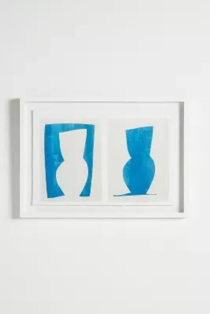 Blue Vase Wall Art