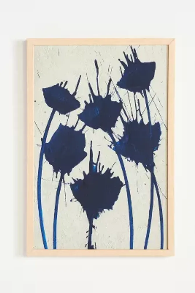 Blue Flowers Wall Art