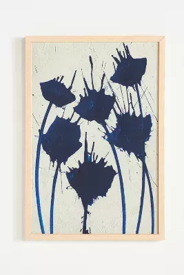 Blue Flowers Wall Art