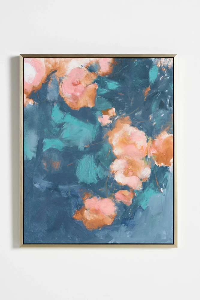 Blooming Brush Strokes Wall Art