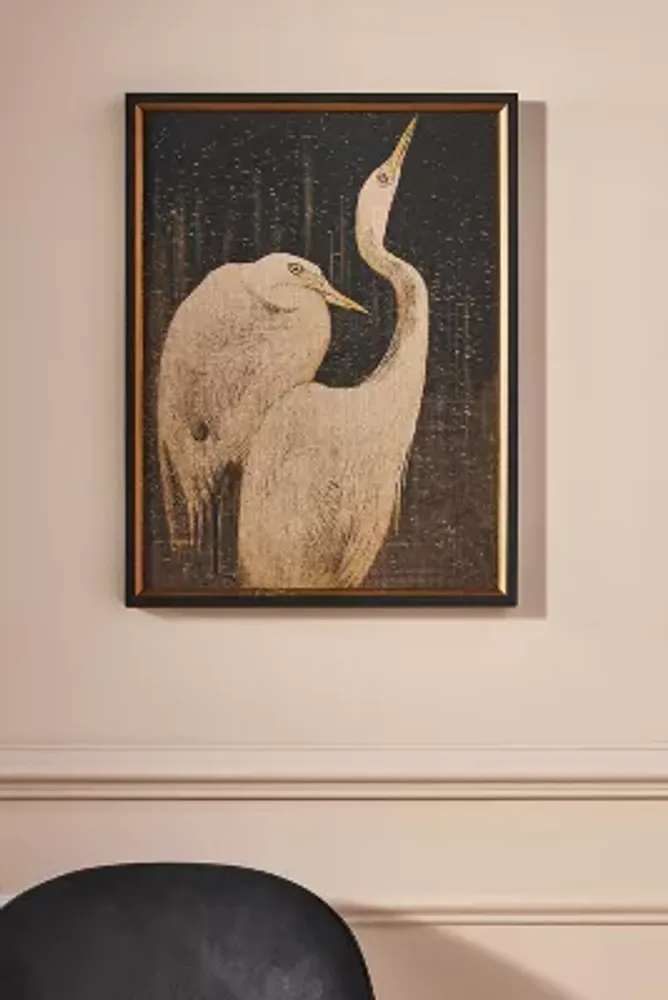 Crane Pair Wall Art