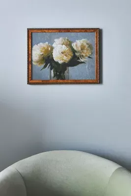 Bouquet of White Peonies Wall Art