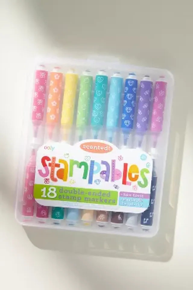 Ooly Stamp-A-Doodle Double Ended Markers- Set of 12