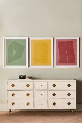 Muted Shapes Wall Art