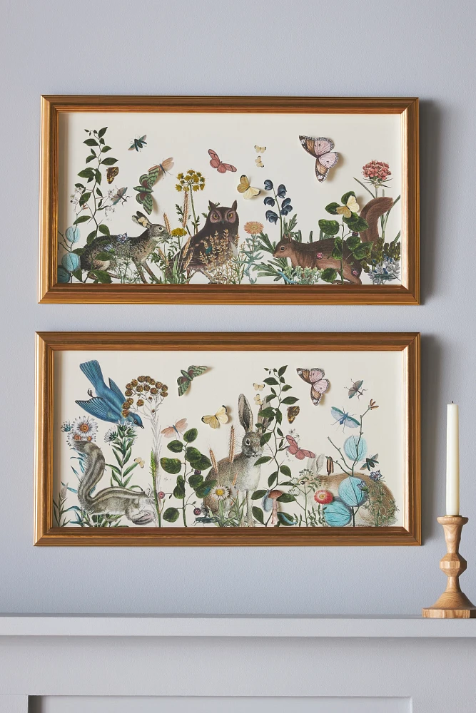 Hidden the Garden Diptych Wall Art