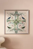 Dimensional Birds and Flowers Wall Art