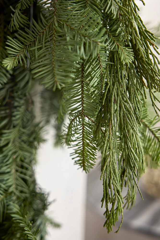 Fresh Noble Fir + Golden Juniper Garland