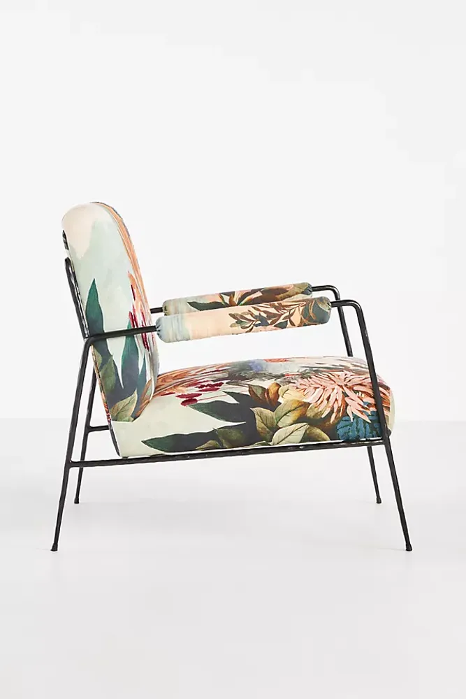 Embroidered Tesserae Atticus Chair