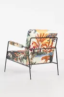 Embroidered Tesserae Atticus Chair