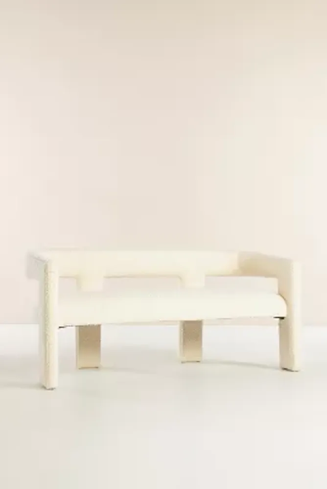 Boucle Effie Dining Bench