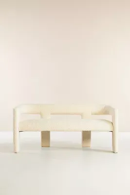 Boucle Effie Dining Bench