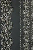 Mitchell Black Botanic Stripe Wallpaper