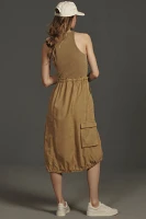 Daily Practice by Anthropologie Be Bold Racerback Twofer Dress