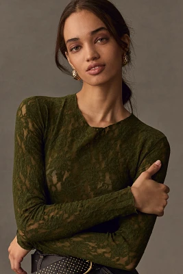 Hanky Panky Signature Lace Long-Sleeve Top