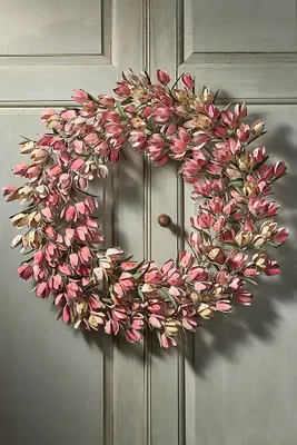 Tulip Iron Wreath