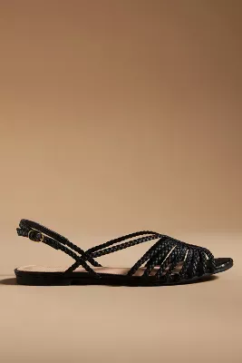 By Anthropologie Strappy Flats