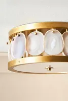 Crystal Agate Flush Mount