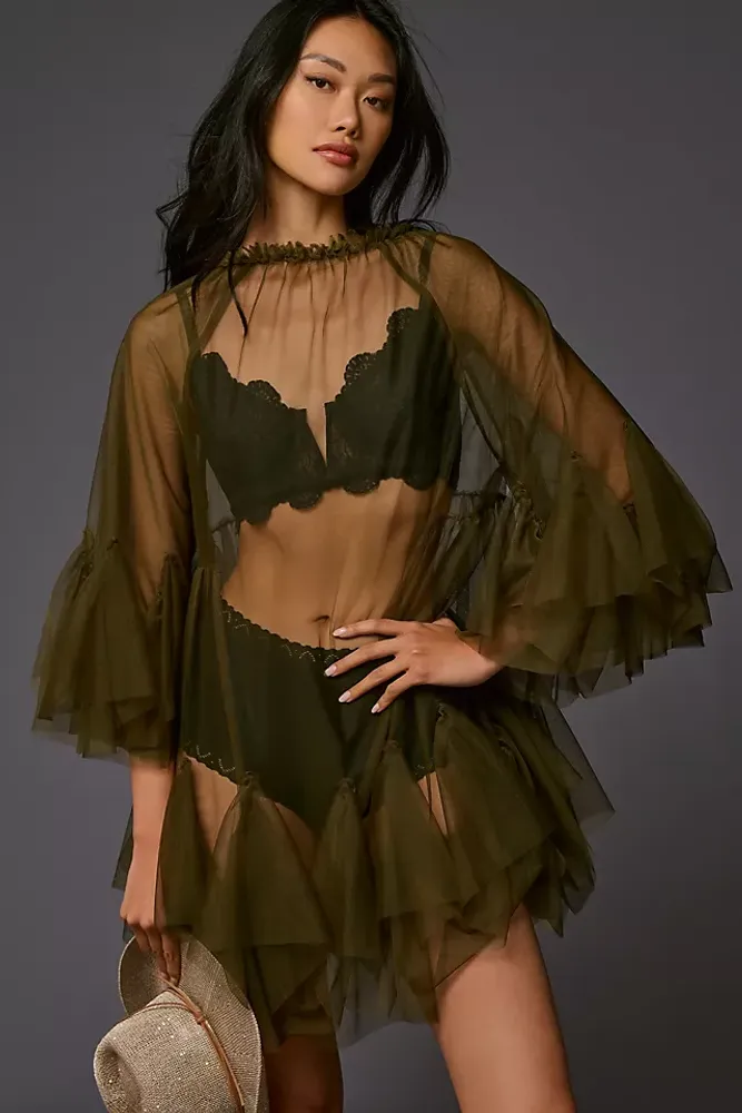 By Anthropologie Mini Tulle Layer