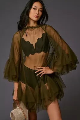 By Anthropologie Mini Tulle Layer