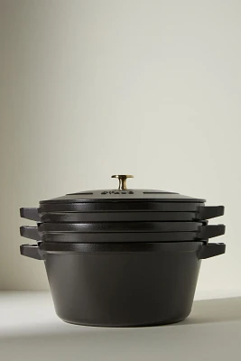 Staub Stackable Four-Piece Cast Iron Set