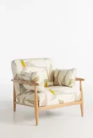 Linen Embroidered Kershaw Chair