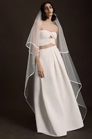 Ofrenda Kepler Satin Trim Veil