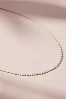 18k Gold Stationed Diamond Necklace