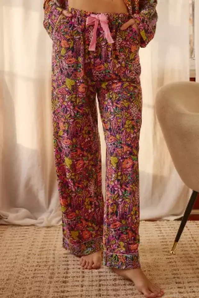 By Anthropologie Flannel Pajama Pants